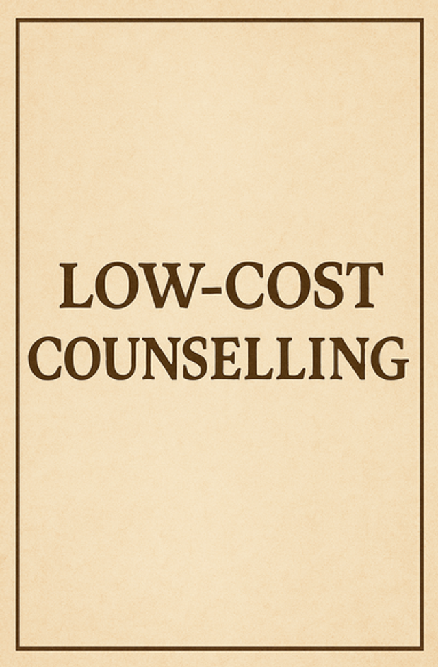 Counselling, Low Income and Unemployed