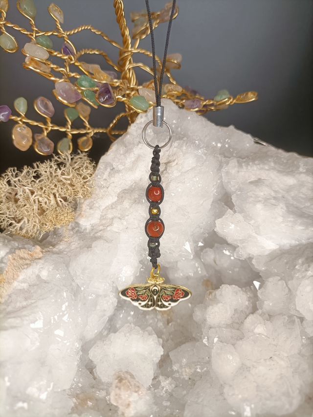 Papillon Jaspe rouge