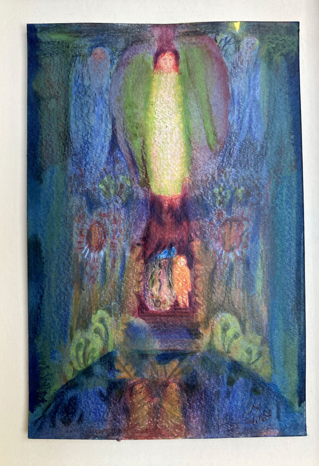 L'éveil de l'ange encadré