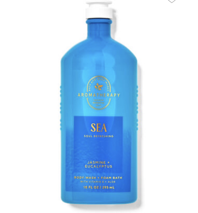 BATH and BODY WORKS Gel douche corps SEA ( jasmin eucalyptus