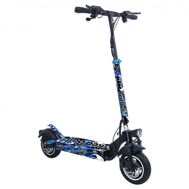 Vinilos Patinete Zwheel Zrino Fury Camo RedBull Blue