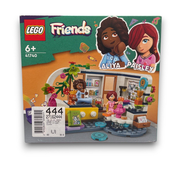 LEGO Friends Aliyas Zimmer Übernachtungsparty mit Paisley und Hündchen 41740