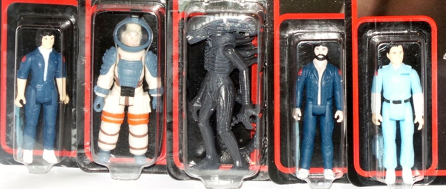 Ripley, Kane, Ash, Alien, Dallas action figures