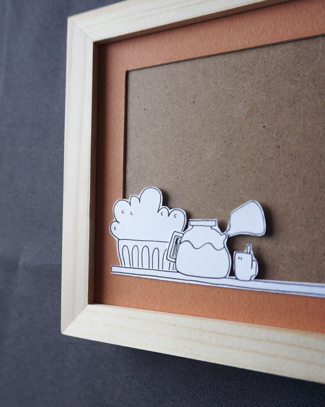 La bouilloire • passe-partout et cadre