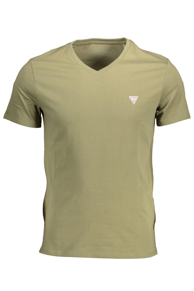 GUESS JEANS T-SHIRT MANICHE CORTE UOMO VERDE