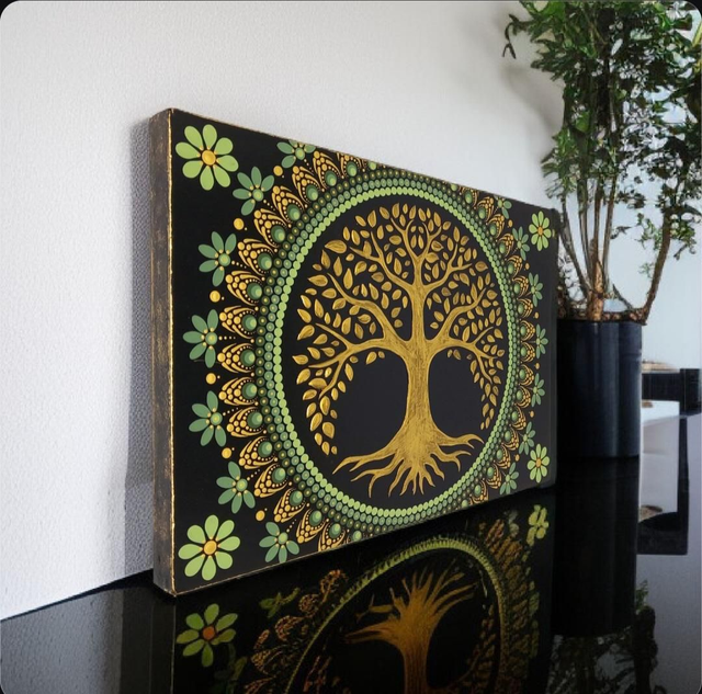 Décoration Murale, Tableau Arbre de vie