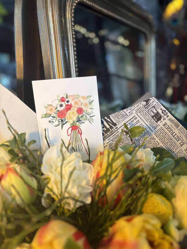 Carte Pulsion créative - Bouquet Fraîcheur printanière