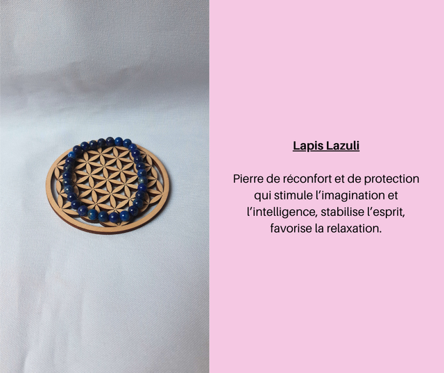 123- Bracelet en Lapis Lazuli