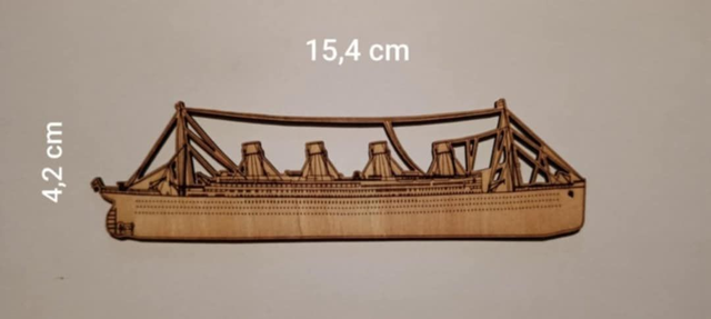 magnet titanic (fabrication artisanale)