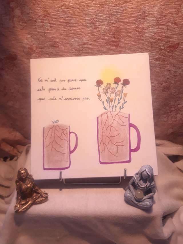 Toile "Prends ton temps"