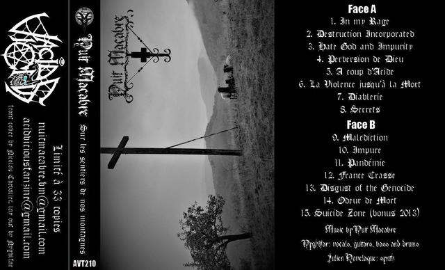 Nuit Macabre (Black Metal) : Tape (K7) Sur les sentiers de nos montagnes