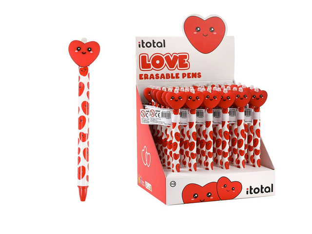 Penna cancellabile a scatto itotal FOLLOW YOUR HEART