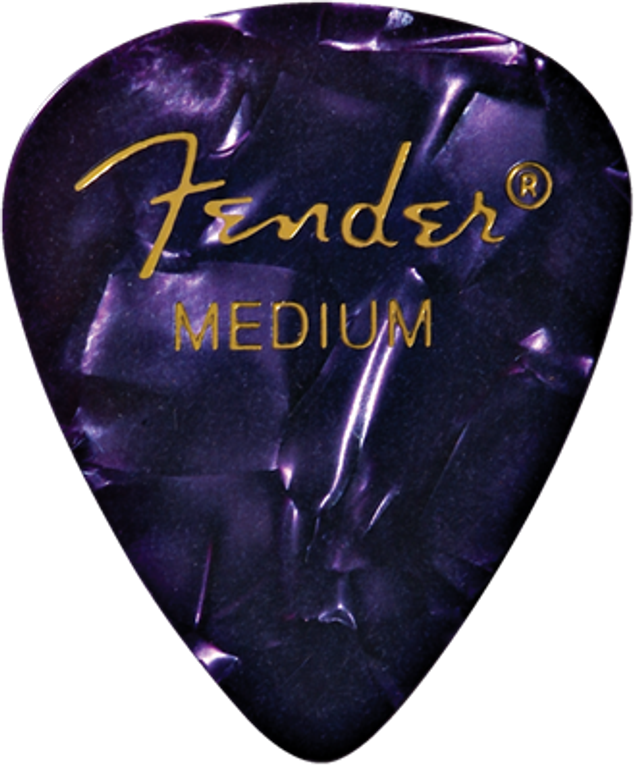 FENDER 351 PREMIUM MEDIUM PURPLE MOTO PICK X 12