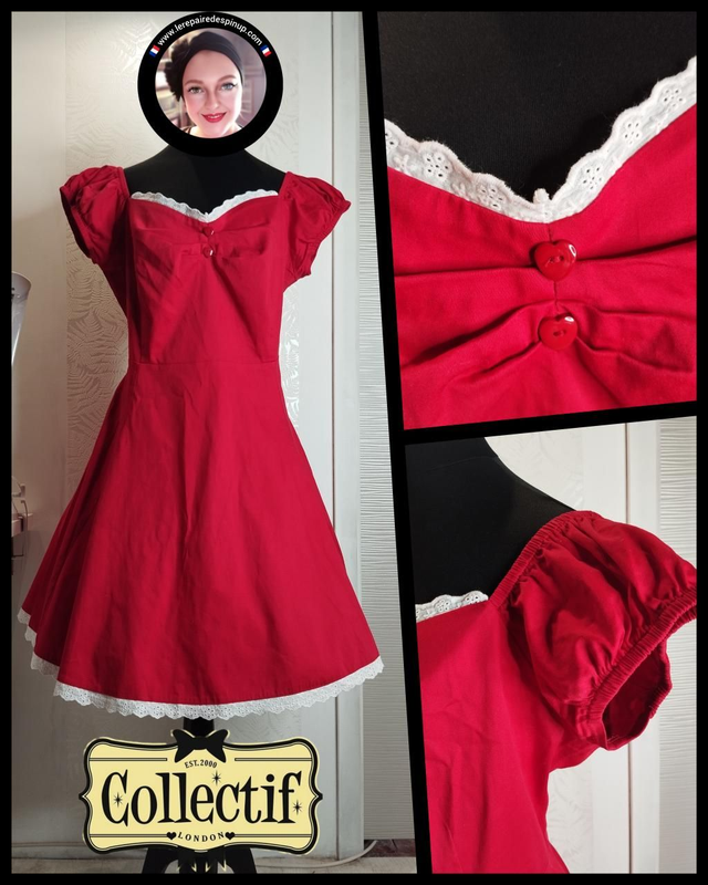 Robe Collectif Mimi Clueless Dentelle T46