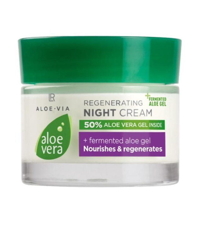 Crème de nuit visage, 50% aloé Vera, 50ml