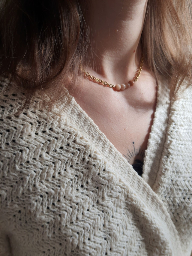 Collier Pierre de lune - Déesse