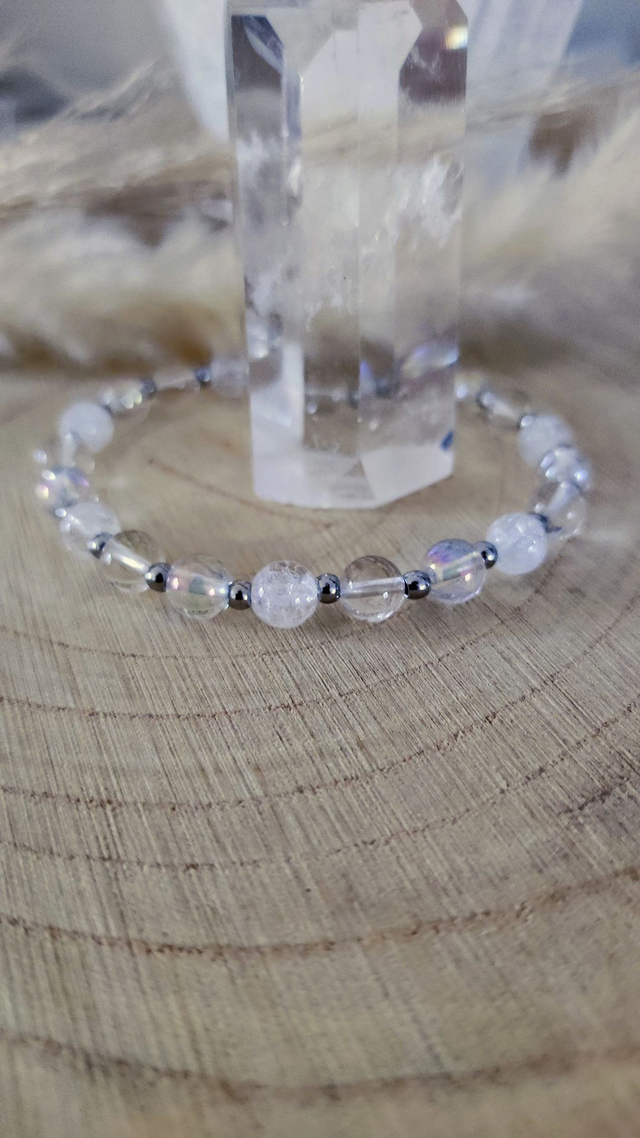 Bracelet "Nouveau départ" Cristal de roche 