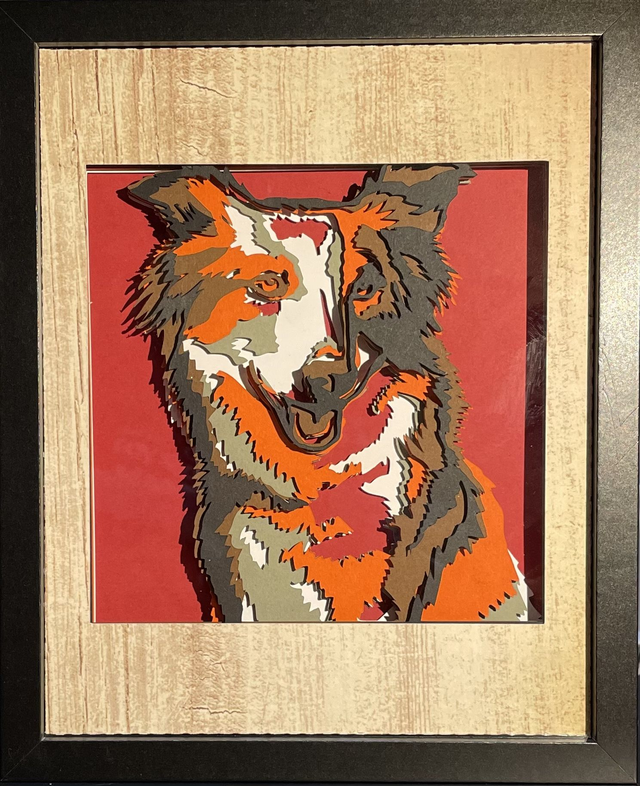 Border Collie - cadre 3D