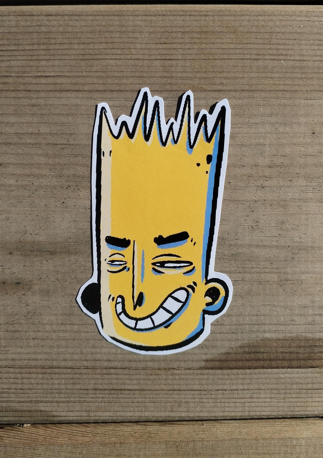 Pegatina Simpson "Bart"