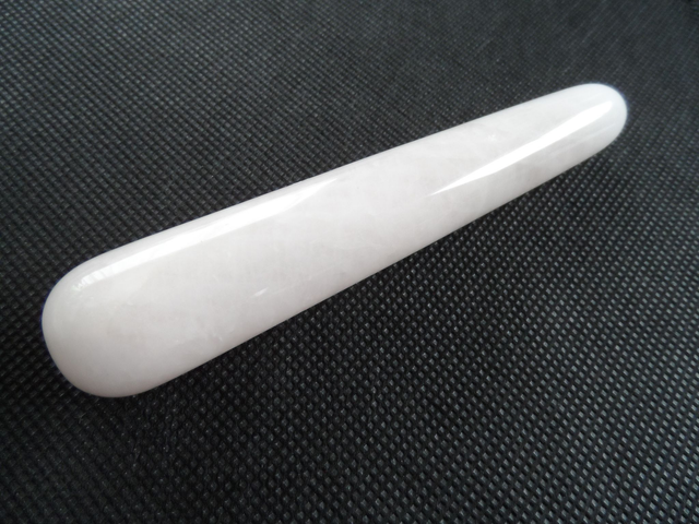 Bâton de massage en Quartz Rose