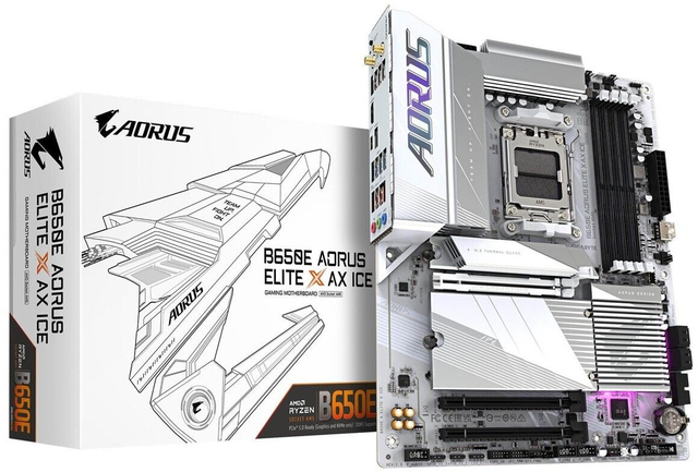 02.2.0015 – Scheda Madre Gigabyte B650E AORUS ELITE X AX ICE AM5 – Mid Range Gaming con WiFi integrato