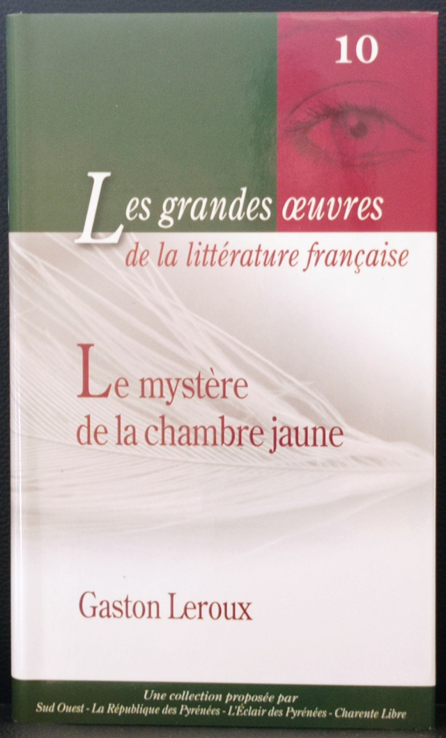 Le mystère de la chambre jaune de Gaston Leroux