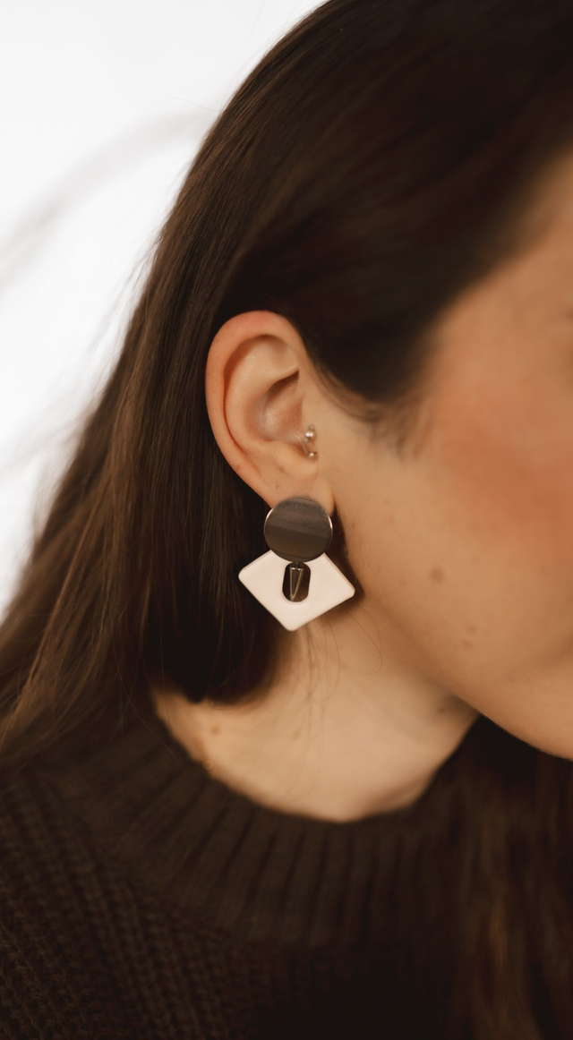 Polymer Clay Earrings ~ Vivian