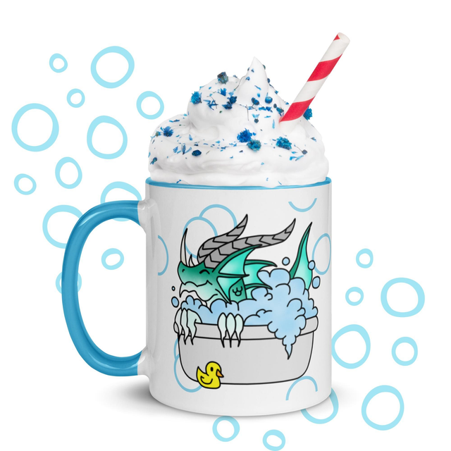 Tasse "Drache - Badewanne"