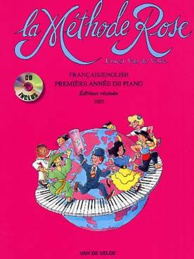 La Méthode Rose, nouvelle édition bilingue avec morceaux récréatifs anglo- saxons, reliure spirale - édition avec CD d'écoute inclus