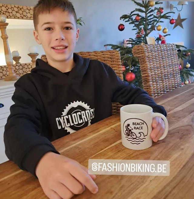 Sweatshirt à capuche cyclocross 