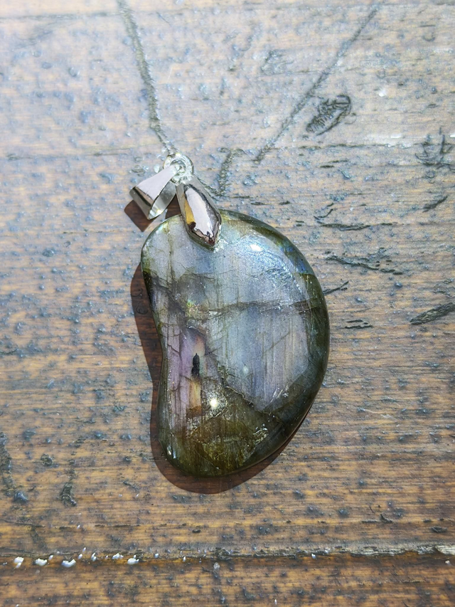 Pendentif labradorite