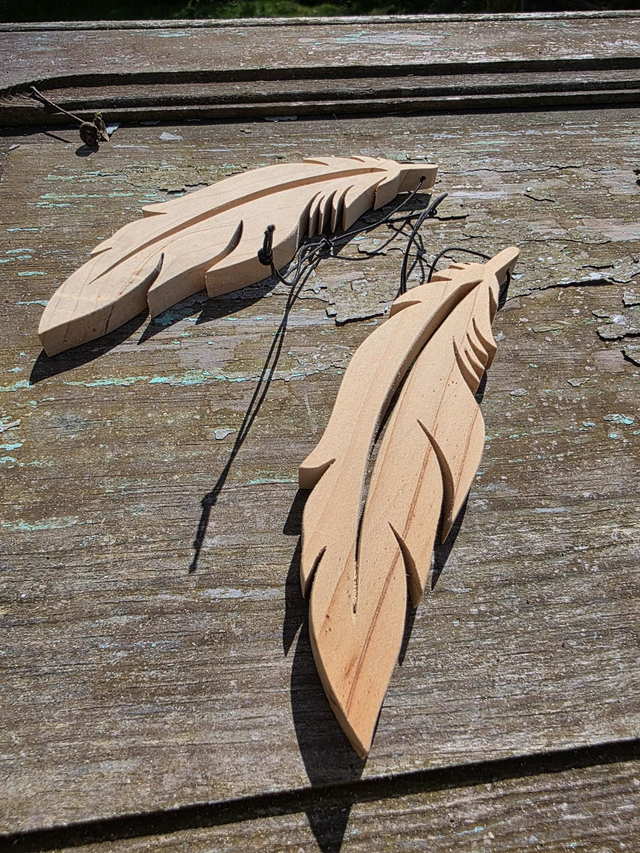 Pendentif voiture Plume