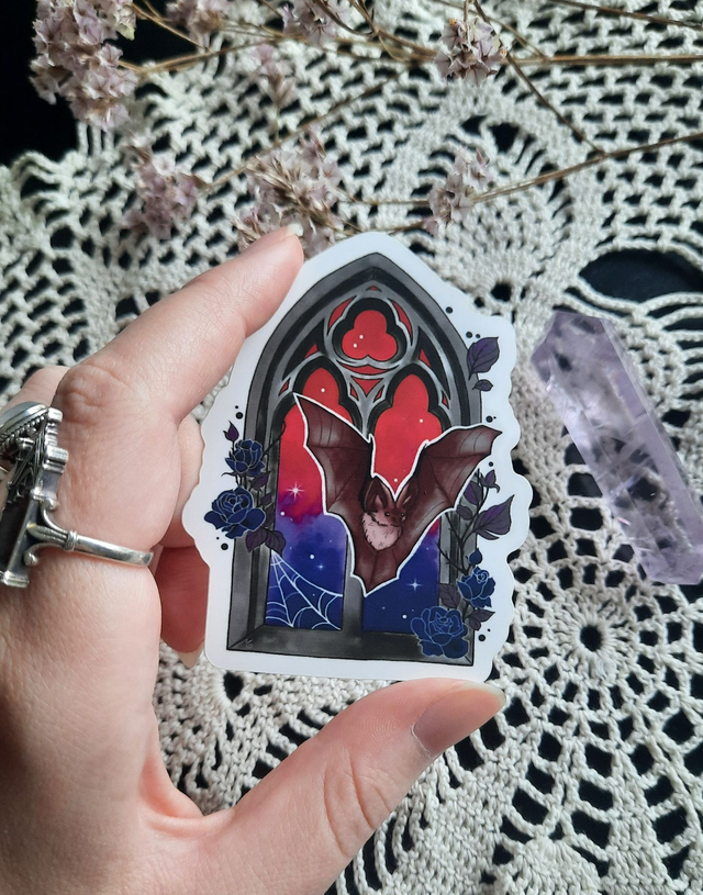 Sticker - gothic window