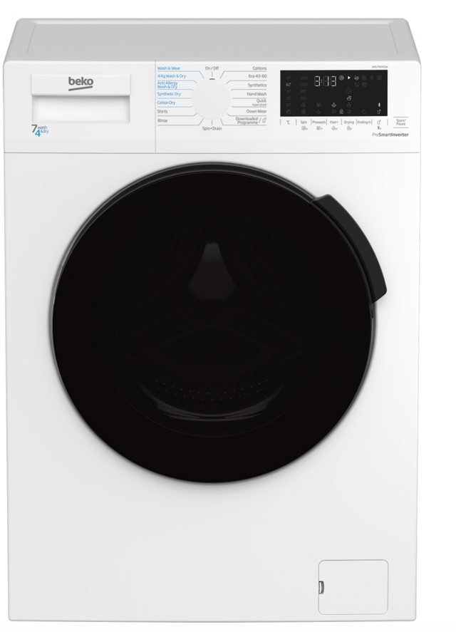   BEKO  WDL742431 Freestanding 7kg Wash / 4kg Dry Capacity Washer Dryer with Sensor Programmes 