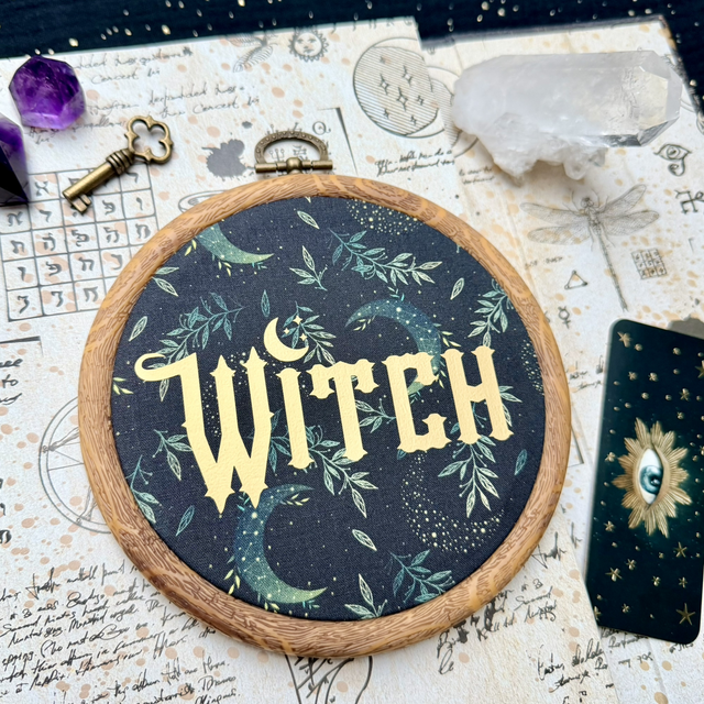 Cadre déco - Green Witch