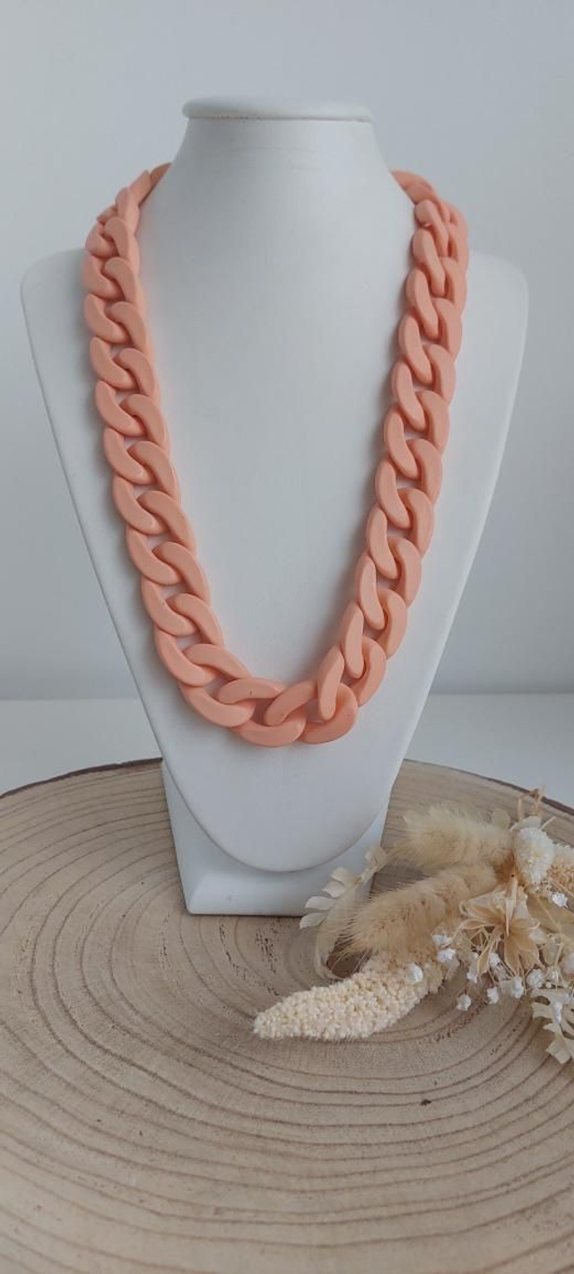 Collier Gaspard saumon