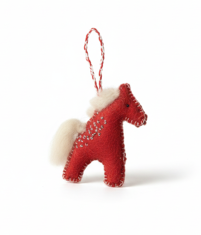 Mažas pakabinamas arkliukas