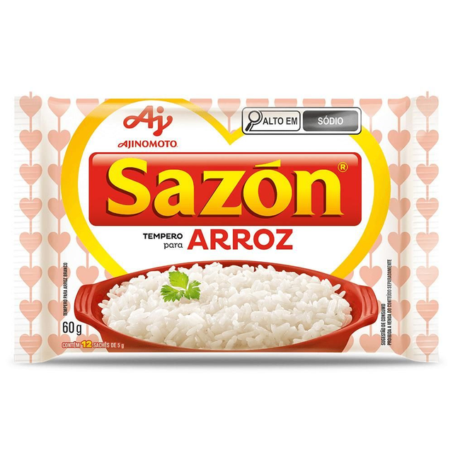 Sazon Arroz 60 gr (12 sachês)- Ajinomoto