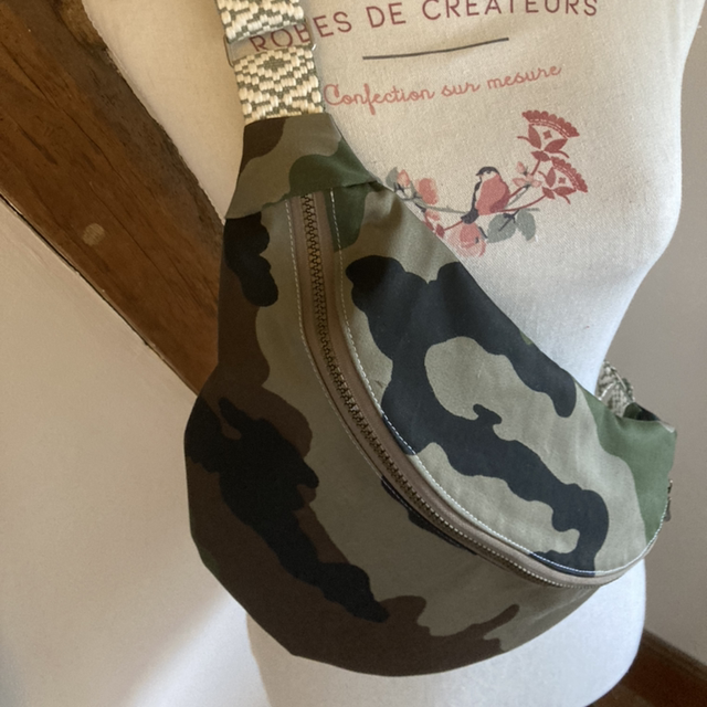 Sac banane camouflage 