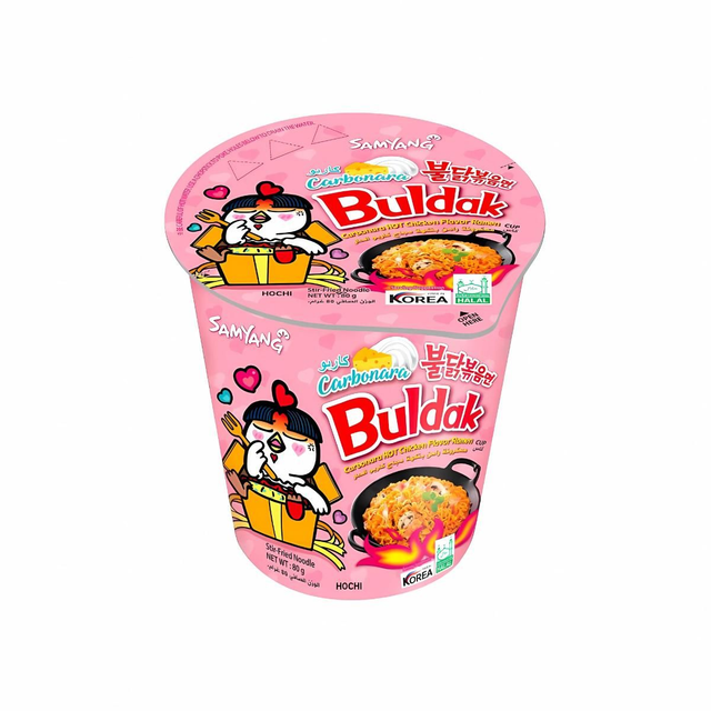 Samyang Buldak Carbonara Hot Chicken Flavor Ramen Cup 70 G