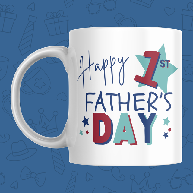 Happy 1st Fathers Day - 11oz Mug