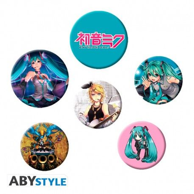 Hatsune Miku: 5 Badge Pack