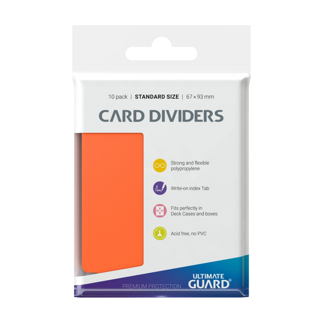 Ultimate Guard: Card Dividers Standard Size - ORANSSI (10kpl)