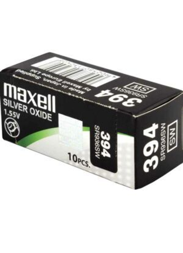 394 (SR936SW) Maxell Watch Battery (Pack 10)