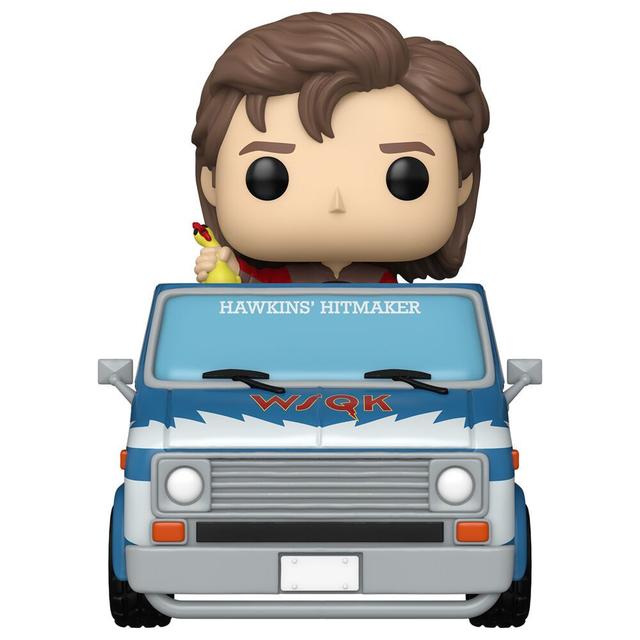 Figura POP Rides Deluxe Stranger Things 5 Steve with the Squawk Van