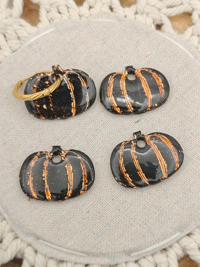 Citrouilles noire cuivré