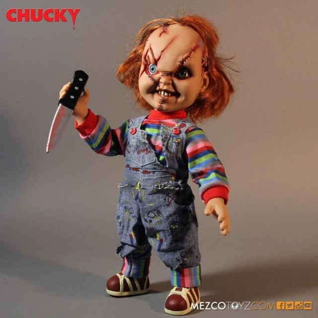 Chucky Scared Face MDS Mega Scale Talking Figure 
