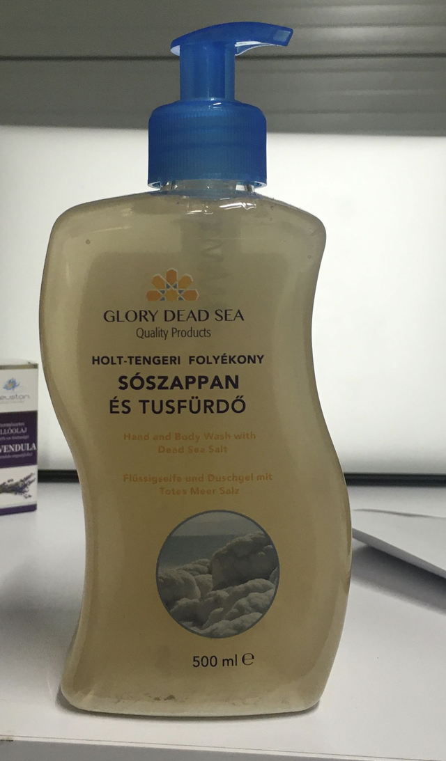 GLORY TEKUTÉ MYDLO A SPRCHOVÝ GÉL S MORSKOU SOĽOU Z MŔTVEHO MORA 500ML