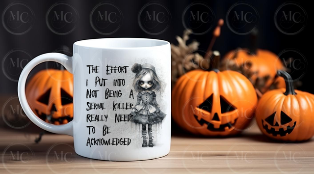 Creepy mug