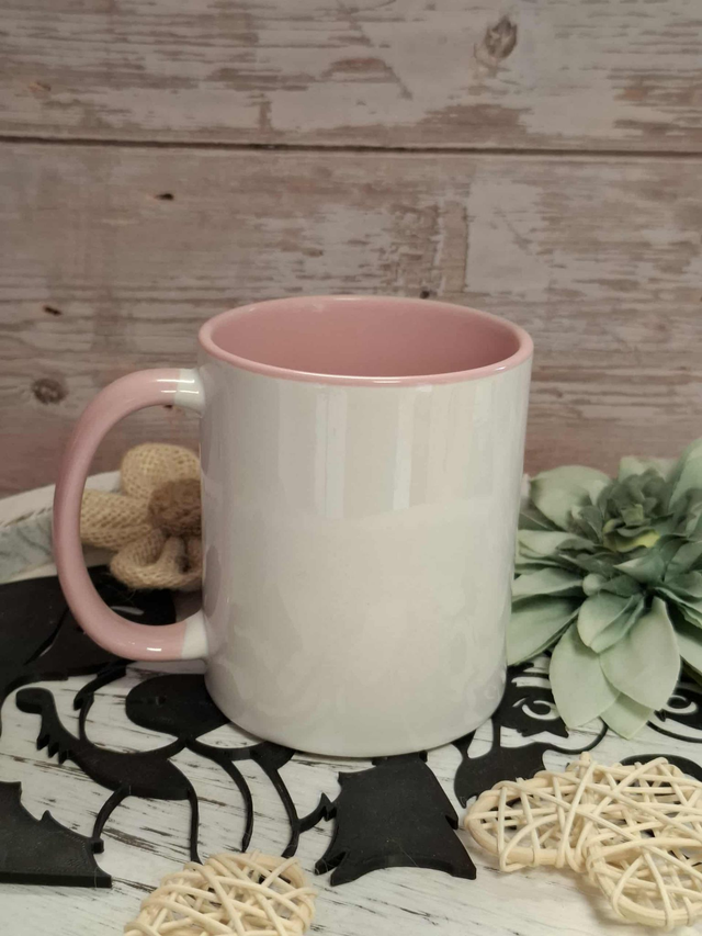 Mug rose à personnaliser 